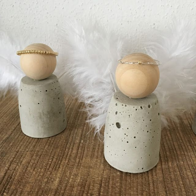 Geschenke Aus Beton
 LAULA DIY Engel aus Beton