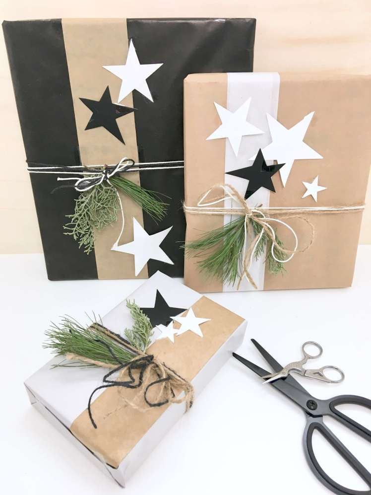 Geschenke Besonders Verpacken
 DIY Dekoration ° So kannst du Geschenke für Weihnachten