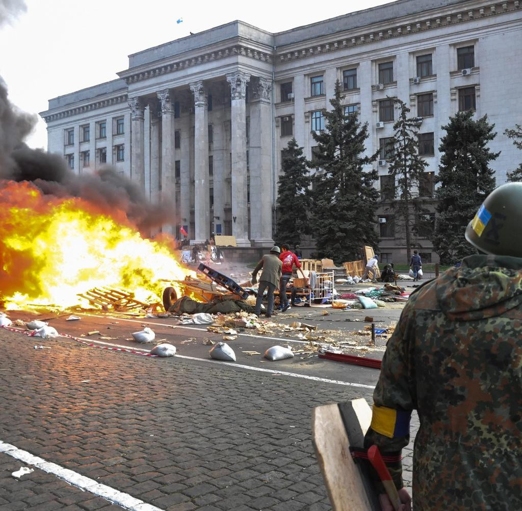 Траур в одессе. Политический и военный хаос на Украине.