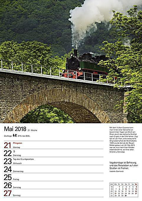 Geschenke Für Eisenbahnliebhaber
 Eisenbahnen 2018 Kalender günstig bei Weltbild bestellen
