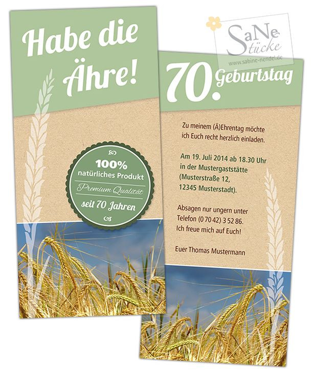 Geschenke Für Landwirte
 Einladung zum Geburtstag für alle Landwirte Müller