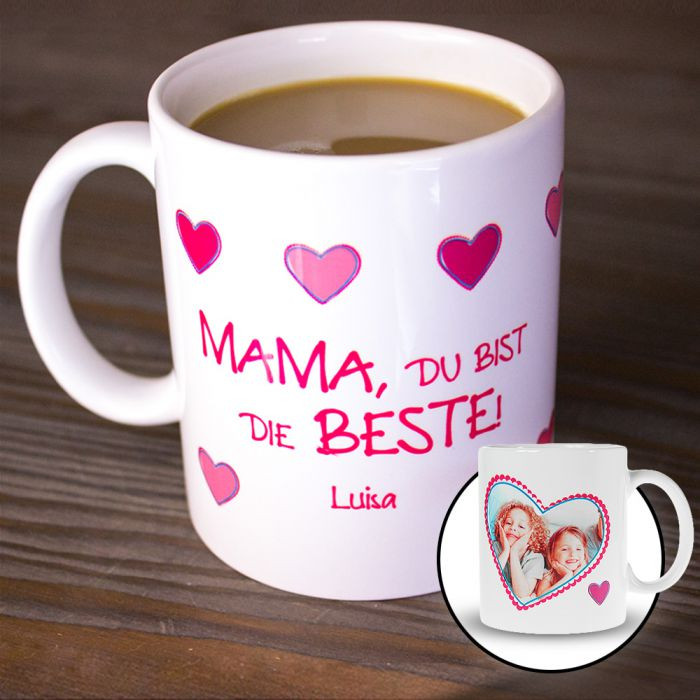 Geschenke Für Mama
 Fototasse Mama ist Beste persönliches Geschenk für