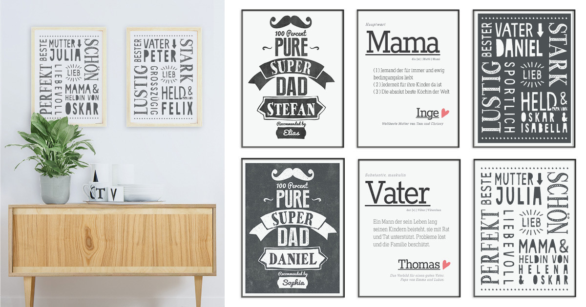 Geschenke Für Mama Und Papa
 Poster für Mama und Papa hier kannst Du schönsten