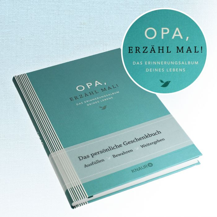 Geschenke Für Opas
 Erinnerungsalbum – Opa erzähl mal – hält Opas Geschichten