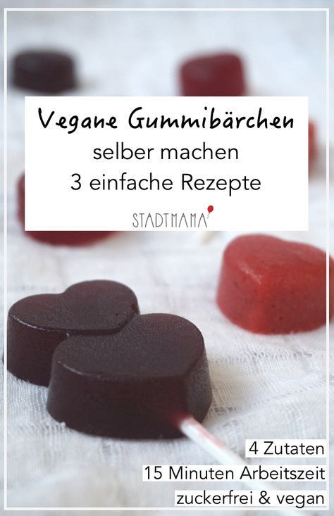 Geschenke Für Veganer
 Vegane Gummibärchen selber machen Geschenke