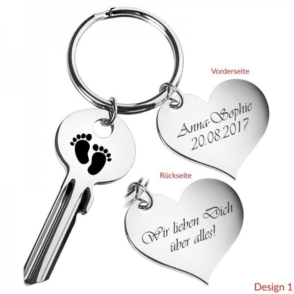 Geschenke Für Werdende Väter
 Schlüssel mit Gravur für werdende Eltern