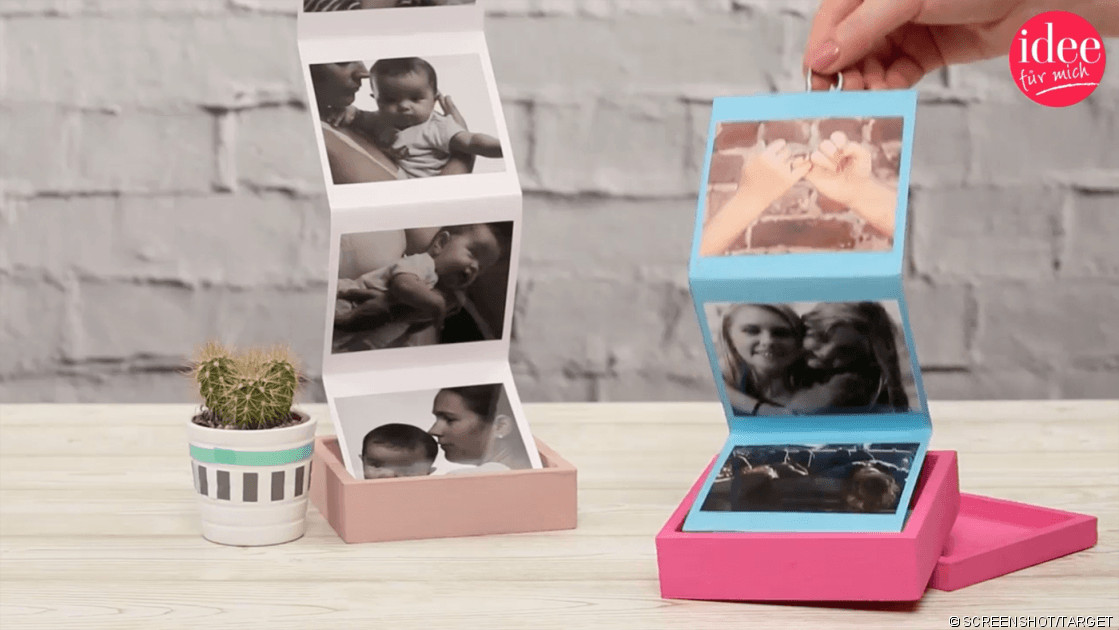 Geschenke Idee
 DIY Geschenk Idee Fotoalbum in der Box selber basteln