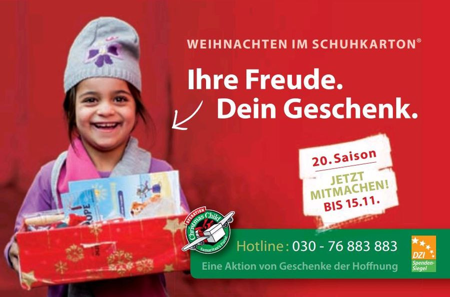 Geschenke Im Schuhkarton
 Weihnachten im Schuhkarton all color F Windisch GmbH