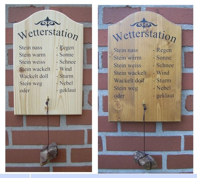 Geschenke Kaufen
 Witzige Wetterstation Dekorationen Türschilder