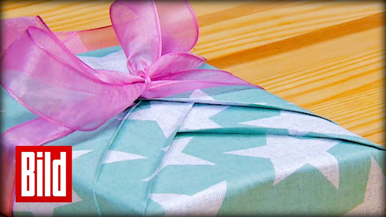 Geschenke Kreativ Verpacken
 Kimono Geschenke richtig verpacken
