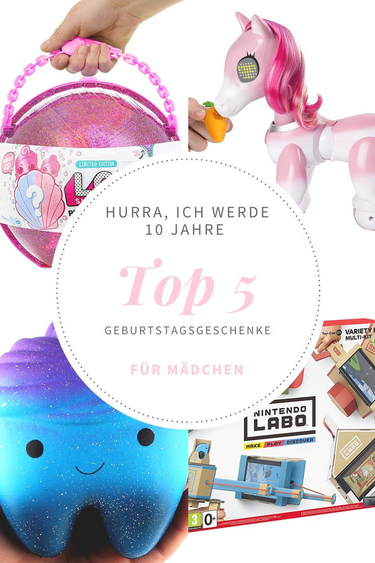 Geschenke Mädchen 5 Jahre
 Top 5 Geburtstagsgeschenke Für 10 Jährige Mädchen bei