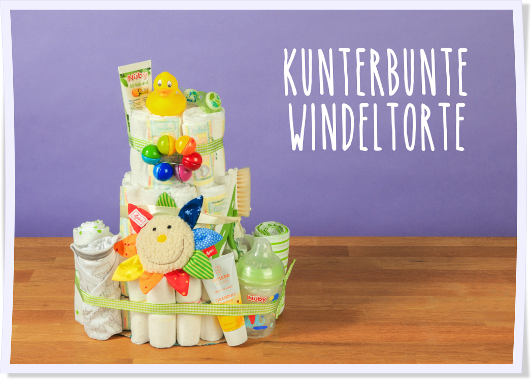 Geschenke Mit Bildern
 Windeltorte selber machen myToys Blog