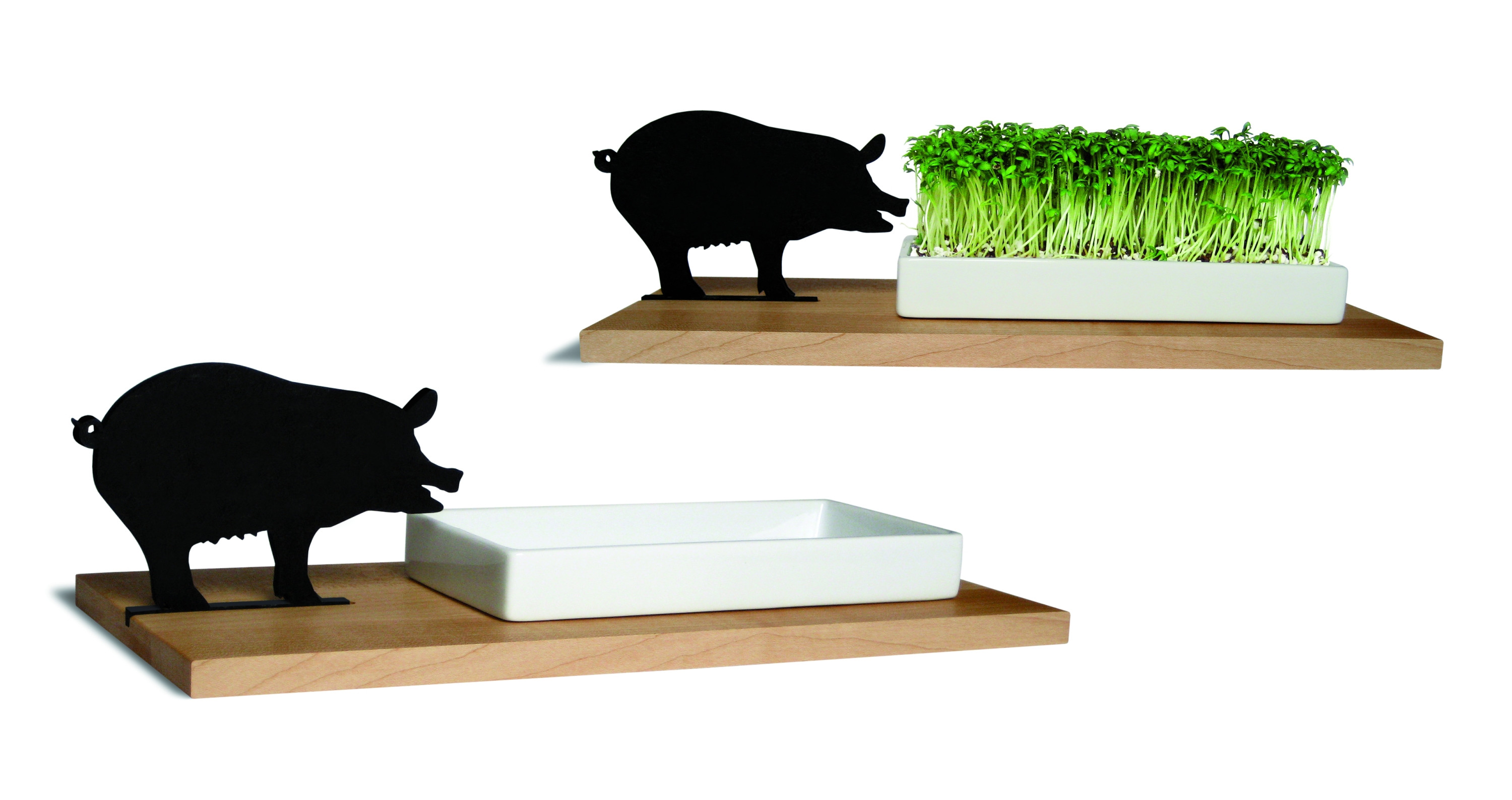 Geschenke Mit N
 Geschenke smart n green Kresseschale mit Schwein Side by