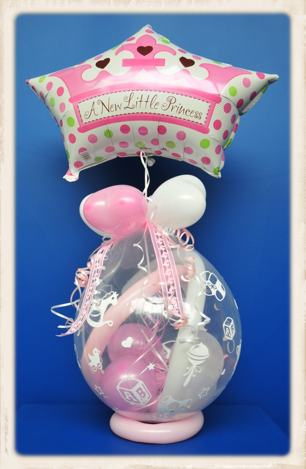 Geschenke Taufe Mädchen
 Geschenkballon A New Little Princess Partydekoration