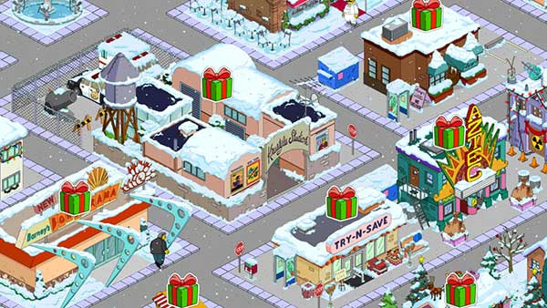 Geschenke Weihnachten 2014
 Simpsons Springfield Mehr Geschenke beim Winter 2014