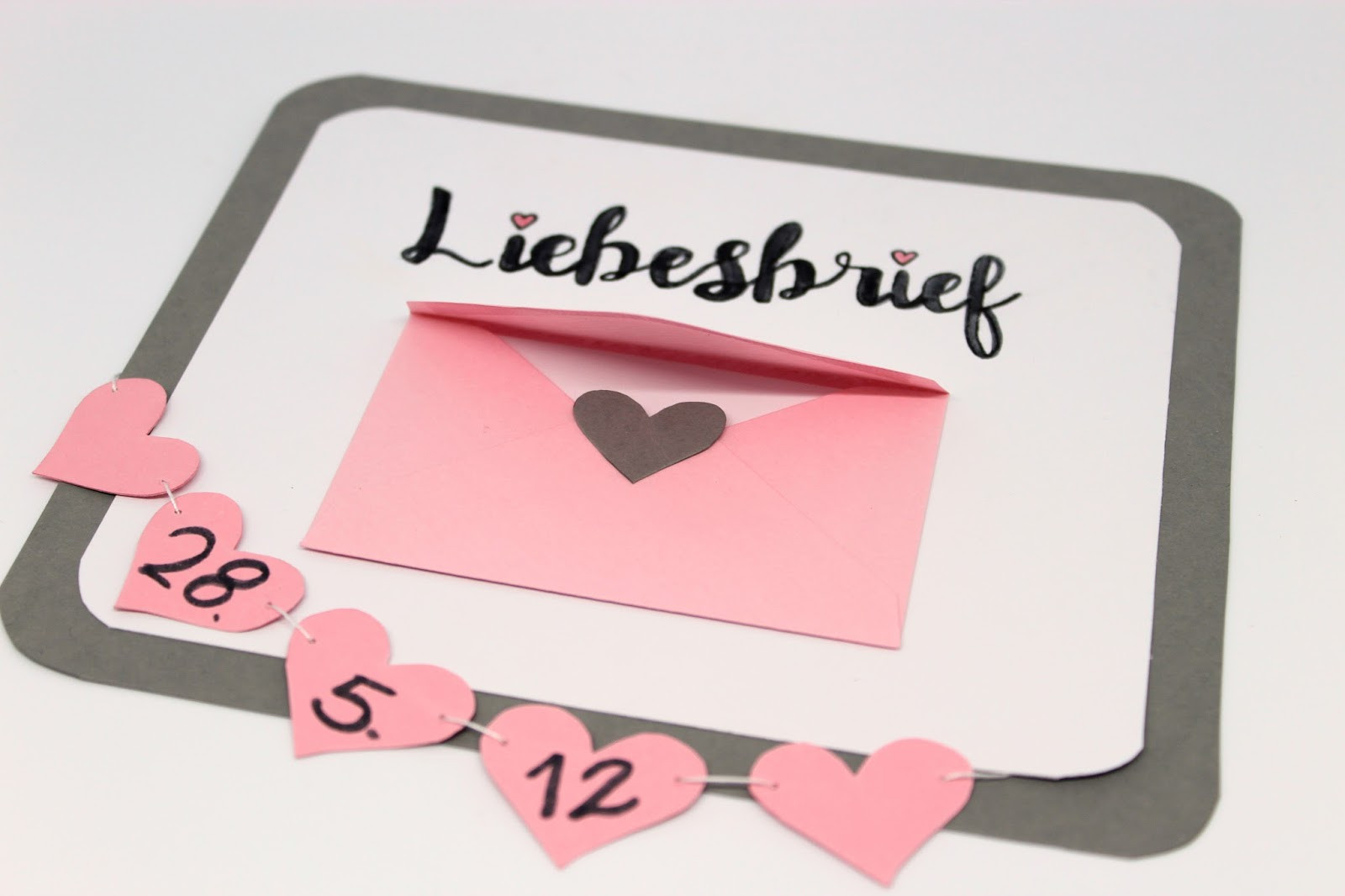 Geschenke Zu Valentinstag
 Von Herzen DIY Valentinstagsgeschenk Liebesbrief ganz