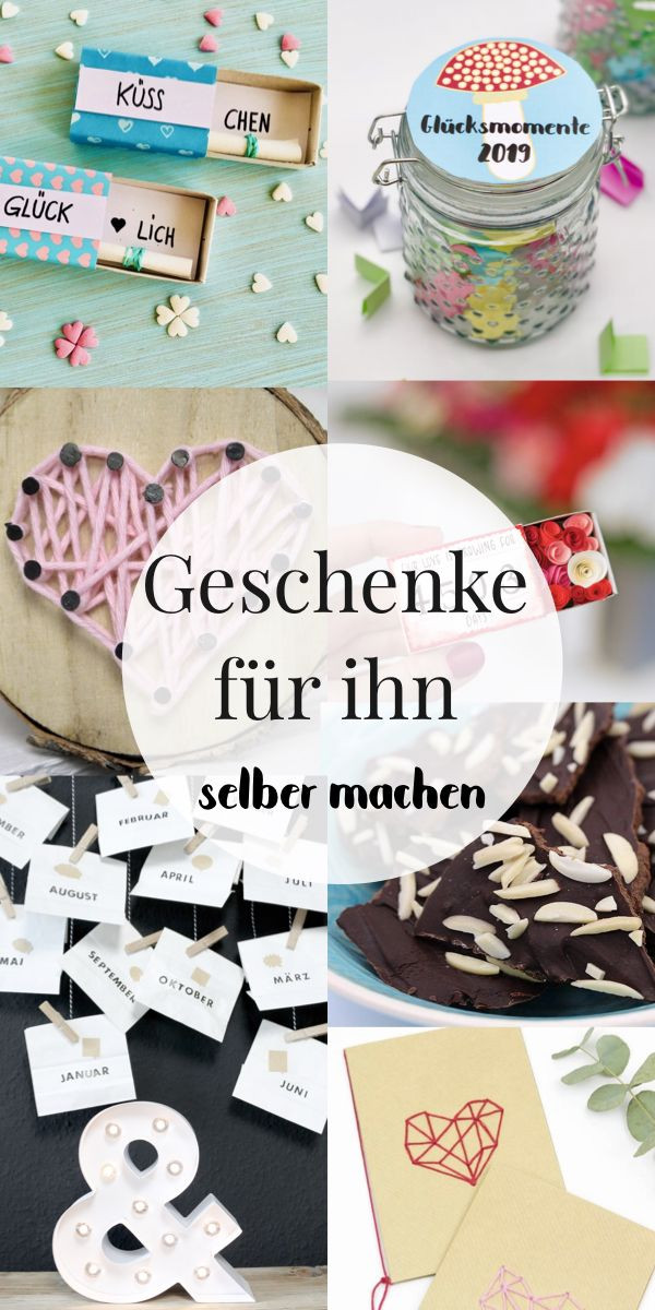 Geschenke Zum 1 Jährigen Für Ihn
 DIY Geschenke für ihn 8 einfache Ideen zum nach basteln