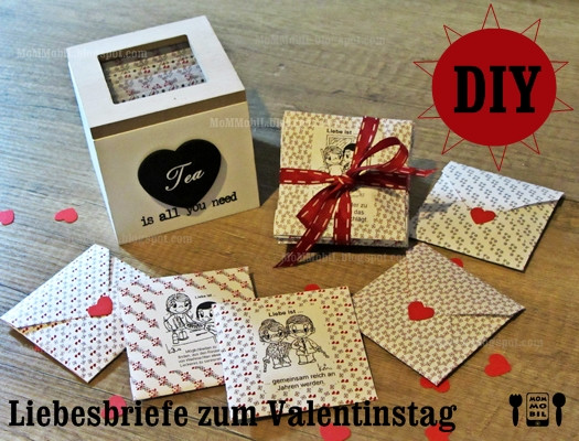 Geschenke Zum 1 Jährigen Für Ihn
 MoMMobiL DIY Geschenke zum Valentinstag basteln