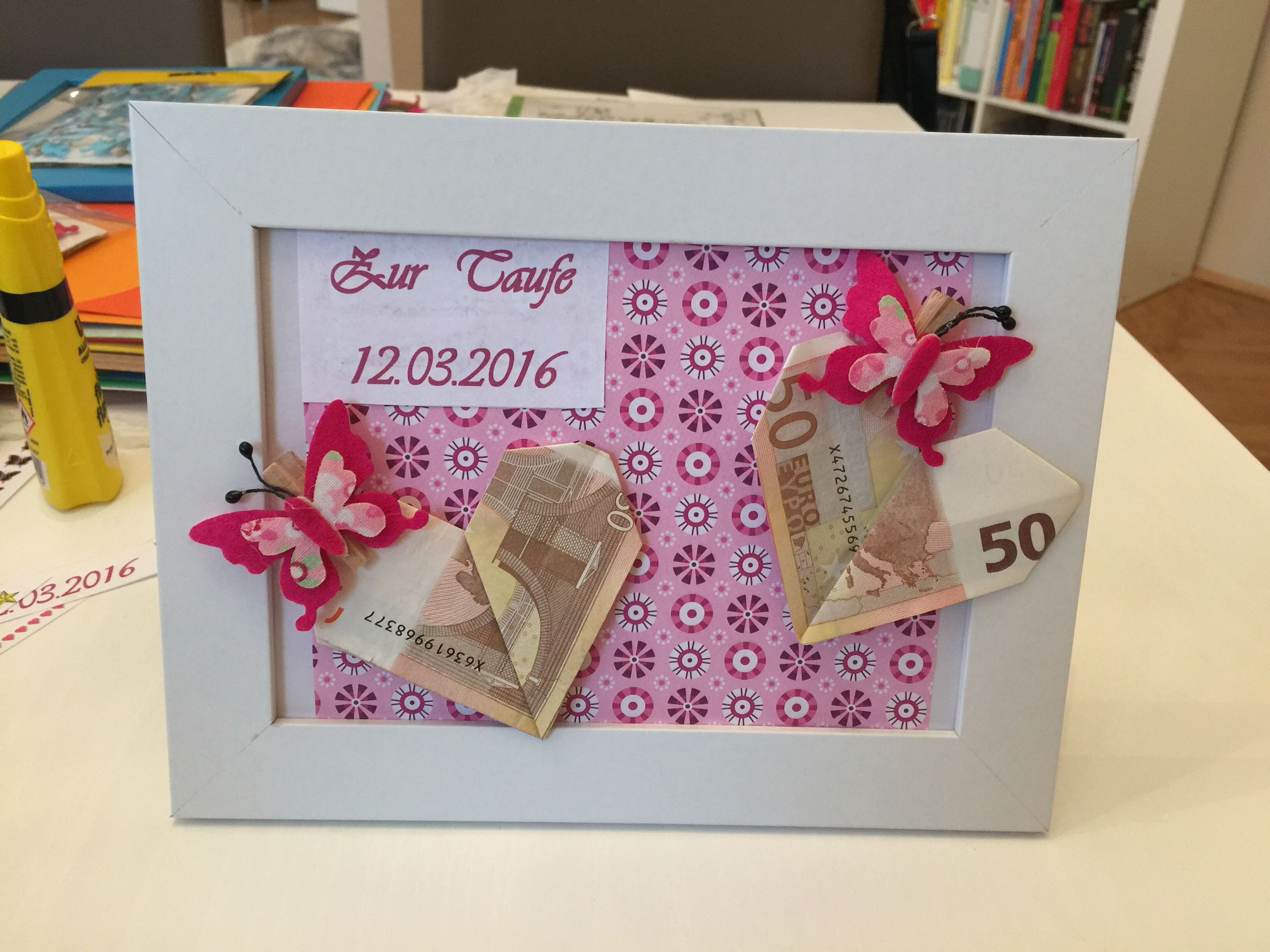Geschenke Zum 4 Geburtstag Mädchen
 Geldgeschenk für eine Taufe Mädchen