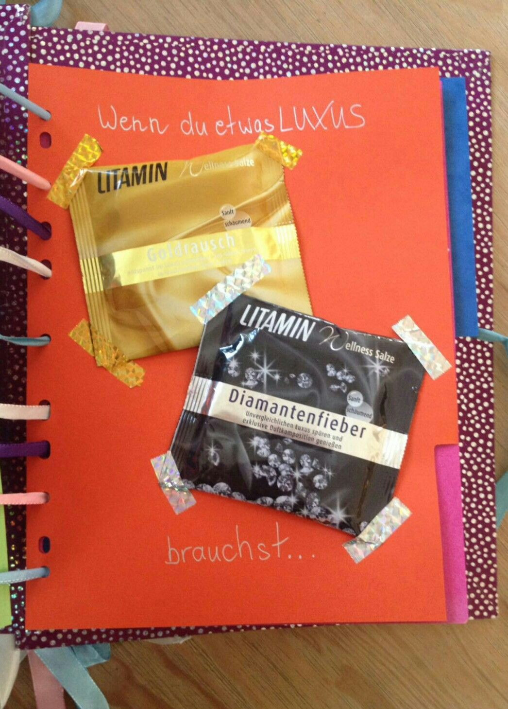 Geschenke Zum Auszug
 wenn du mal bißchen Luxus brauchst Kollegen