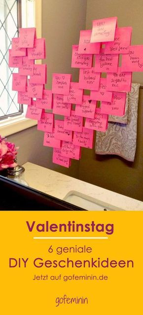 Geschenke Zum Hochzeitstag Für Ihn
 Viel cooler als gekauft 6 geniale DIY Valentinstag