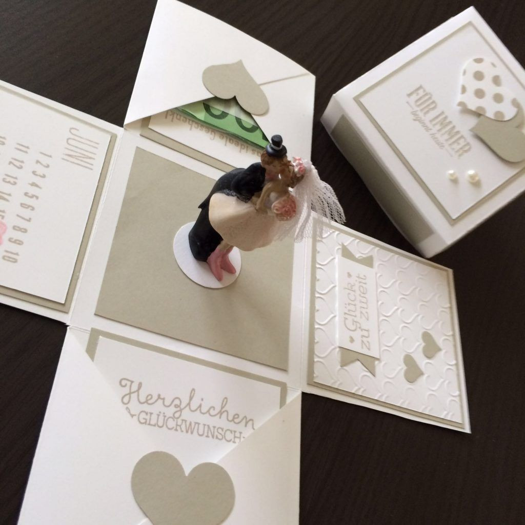 Geschenke Zur Goldenen Hochzeit Basteln
 Bastel Workshop Explosionsbox Hochzeit Stampin Up