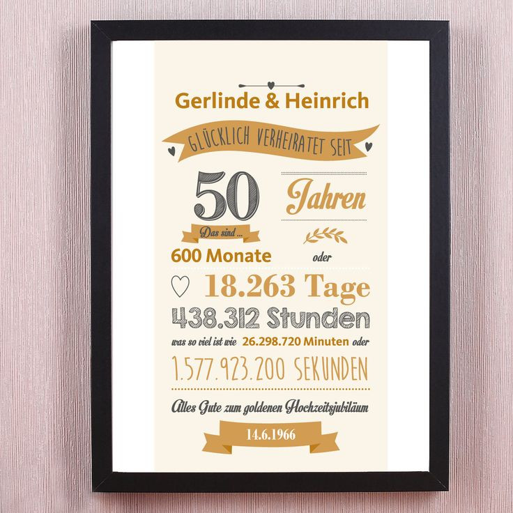 Geschenkidee Zur Goldenen Hochzeit
 14 best Geschenke zur goldenen Hochzeit images on