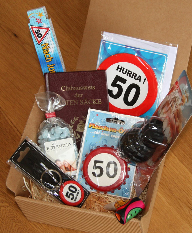 Geschenkideen 50 Geburtstag
 Geschenkideen Materialabteilung 5