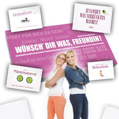 Geschenkideen Als Dankeschön
 Das Gutscheinbuch für beste Freundin Wünsch Dir was ist