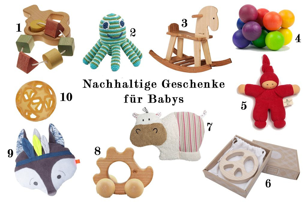 Geschenkideen Für Baby
 Nachhaltige Geschenkideen für Babys Kleinkinder und