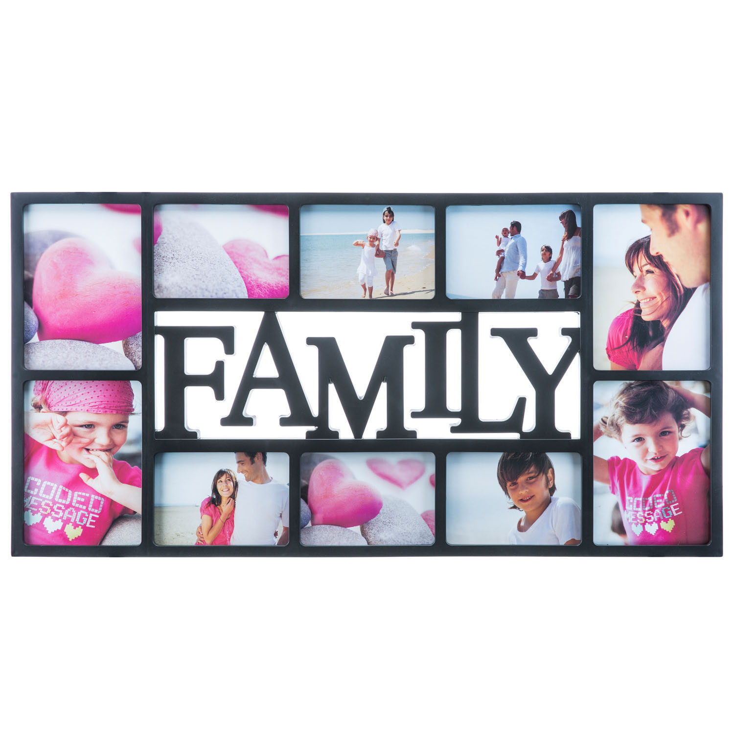 Geschenkideen Für Familien
 Bilderrahmen Family XXL für 10 wunderschöne Familien Fotos