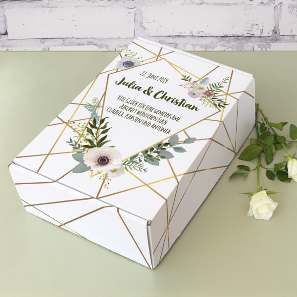 Geschenkkarton Hochzeit
 Geschenkverpackung zur Hochzeit oder Hochzeitstag mit