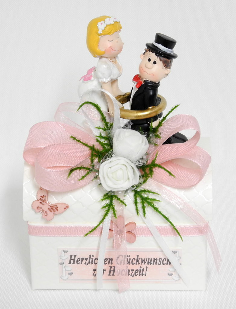 Geschenkschachtel Hochzeit
 Geschenkschachtel Geldgeschenk zur Hochzeit Brautpaar