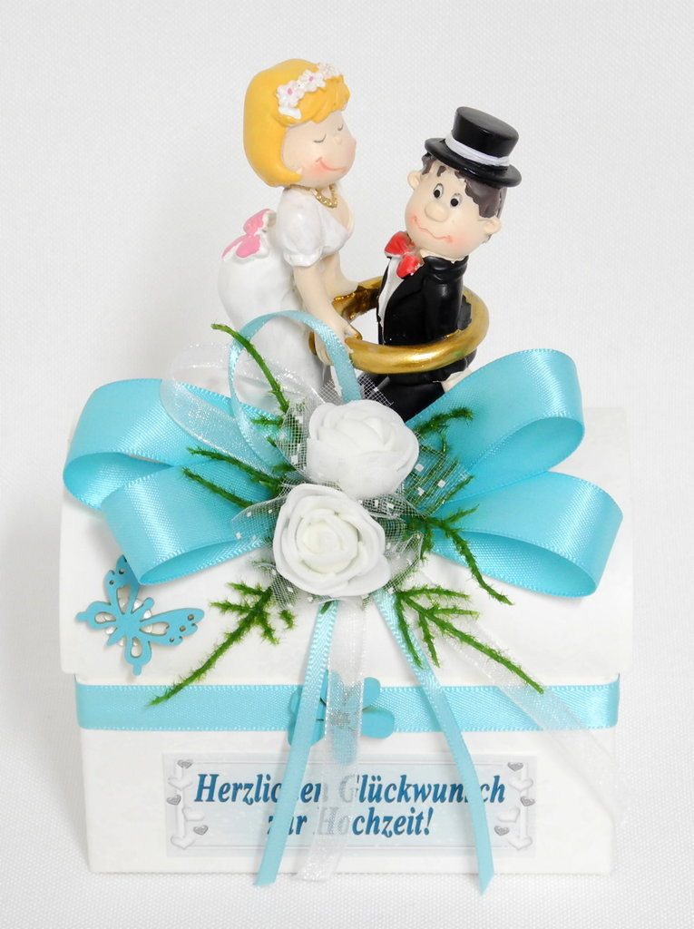 Geschenkschachtel Hochzeit
 Geschenkschachtel Geldgeschenk zur Hochzeit Brautpaar