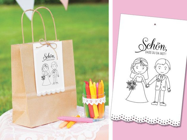 Geschenktüten Hochzeit
 Auch Kinder wollen auf Hochzeiten unterhalten werden und