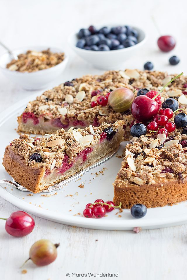 Gesunder Kuchen
 Gesunder Beeren Joghurtkuchen Rezept