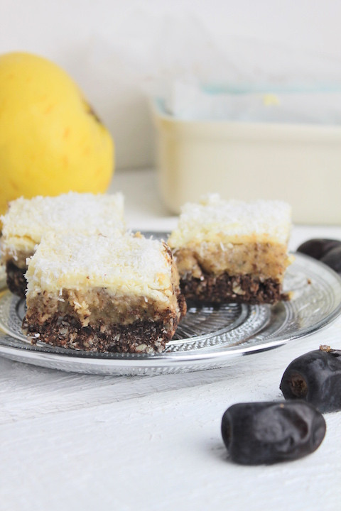 Gesunder Kuchen
 Gesunder Kuchen ohne zu backen Datteln Chiasamen Quitten