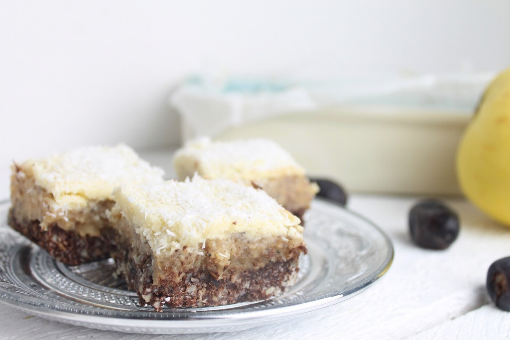 Gesunder Kuchen
 Gesunder Kuchen ohne zu backen Datteln Chiasamen Quitten