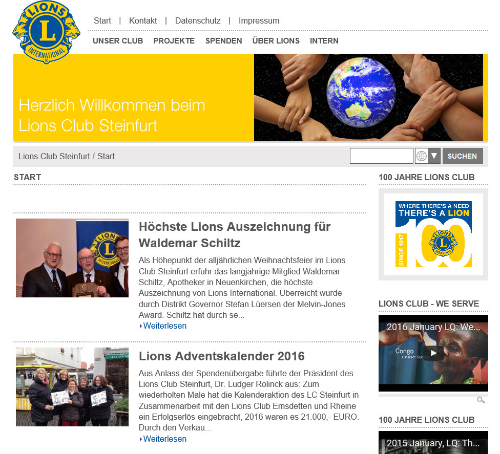 Getränke Hoffmann Rheine
 Lions Club Steinfurt Neues vom Club Lions Club Steinfurt