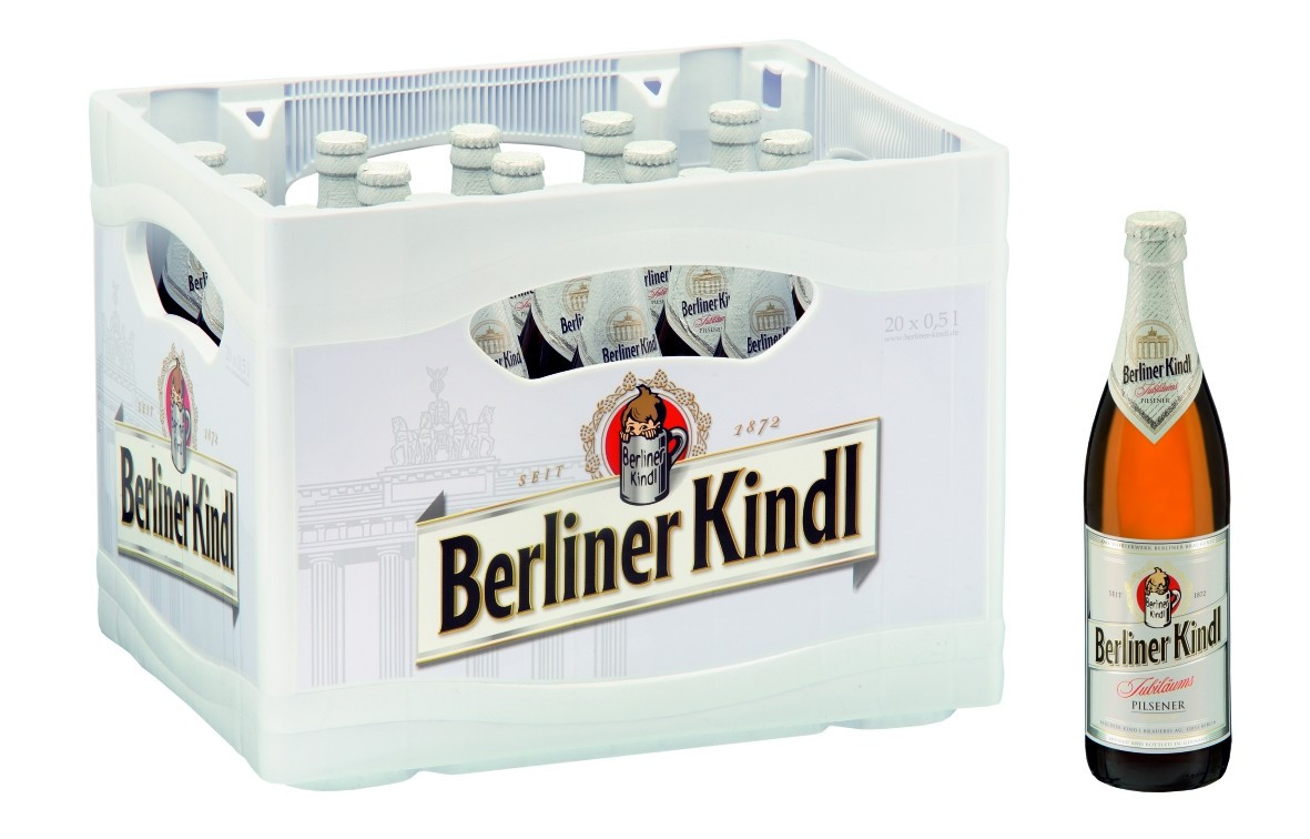 Getränke Lieferservice Berlin
 Berliner Kindl Jubiläums Pilsener jetzt online bestellen