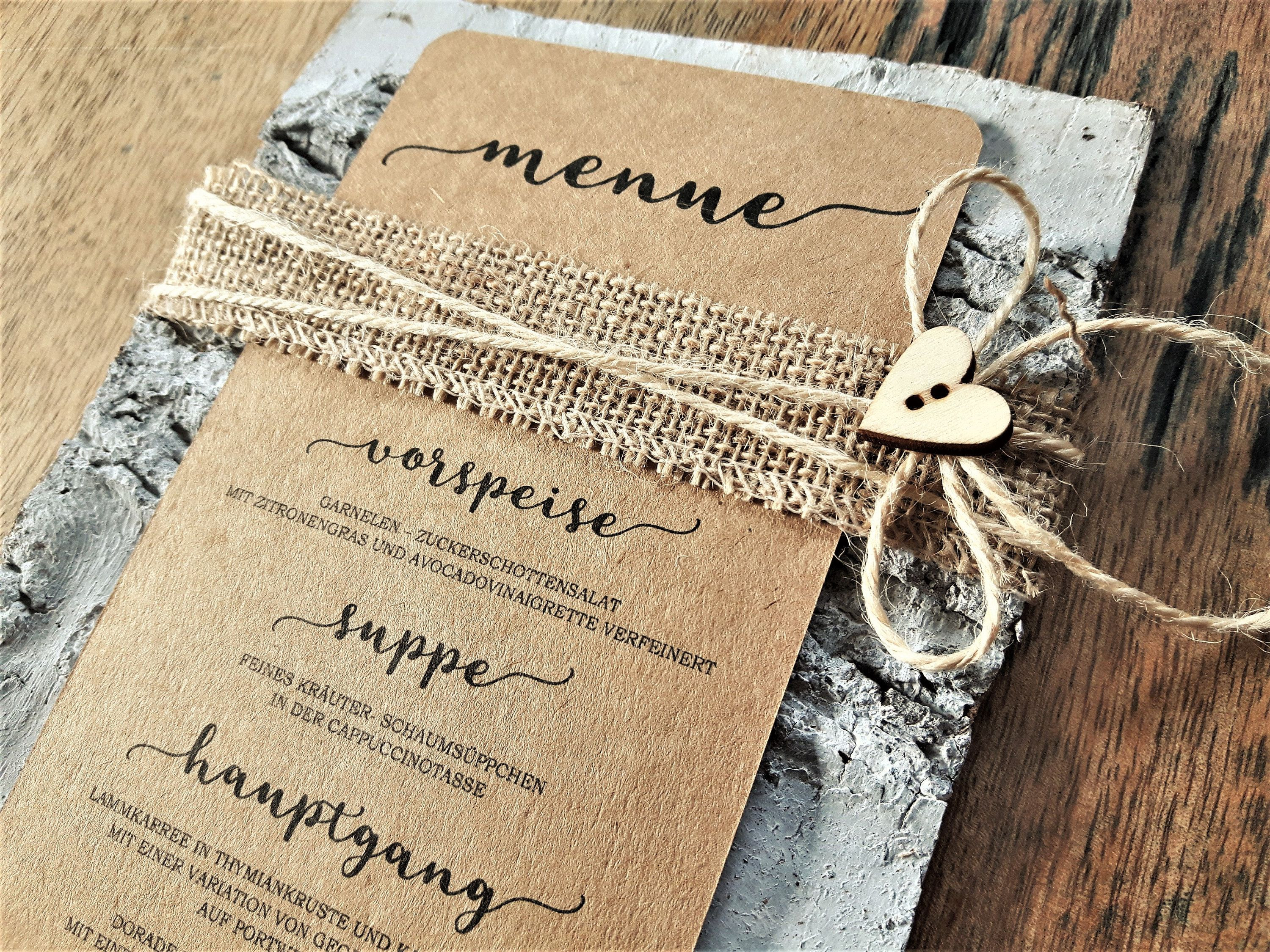 Getränkeliste Hochzeit
 Menükarte Menü Hochzeit Vintage Getränkekarte Holz