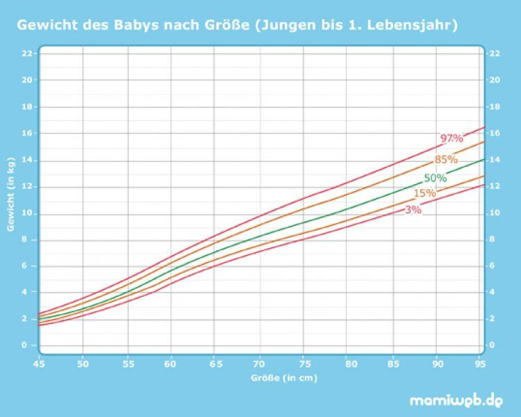 Gewichtszunahme Schwangerschaft Tabelle
 Das Gewicht vom Baby Über und Unterernährung Baby