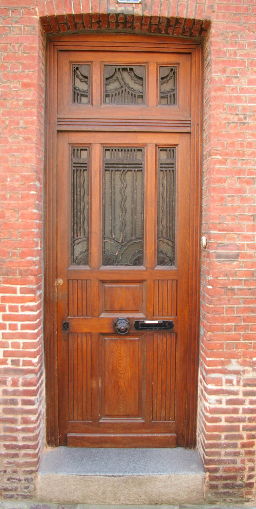 Gitter Tür
 Eingangstür