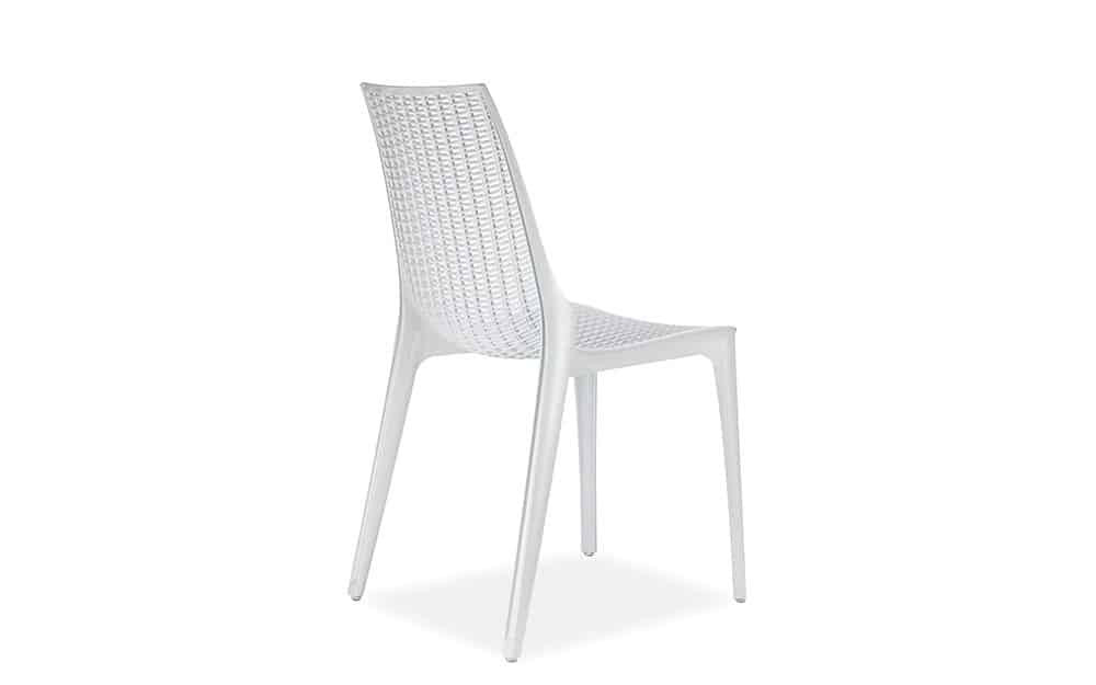 Glänzender Stuhl
 4x Stuhl Tricot Chair Kunststoffstühle