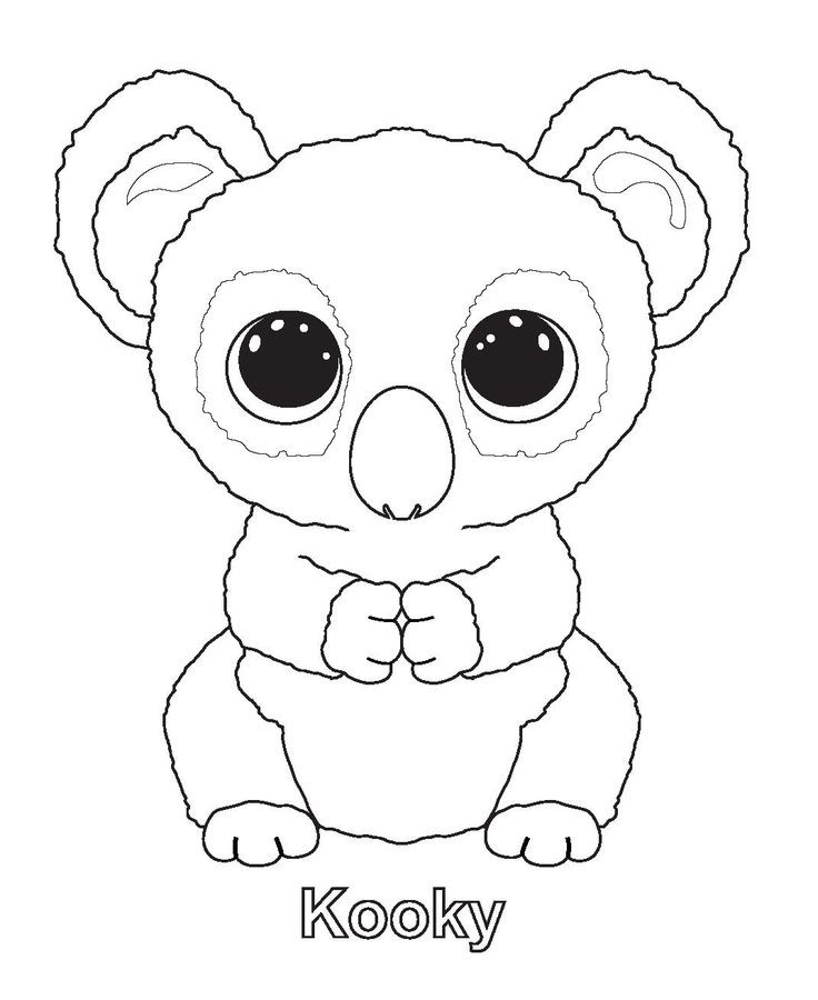 Glubschis Ausmalbilder
 Ty beanie boo coloring pages and print for free