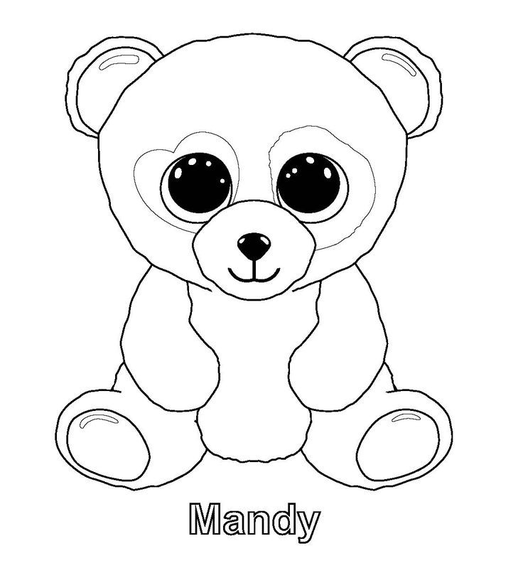 Glubschis Ausmalbilder
 Ty Beanie Boos Coloring Pages Kid s Stuff
