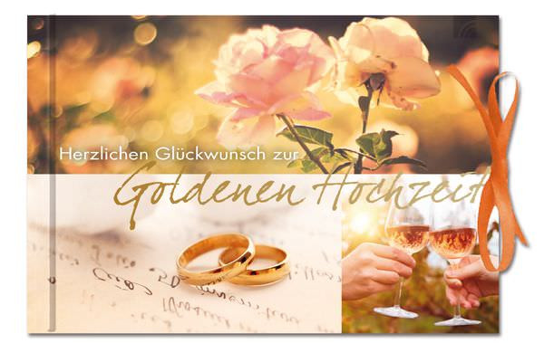 Glückwunsch Zur Goldenen Hochzeit
 Gutscheinbuch Herzlichen Glückwunsch zur Goldenen Hochzeit