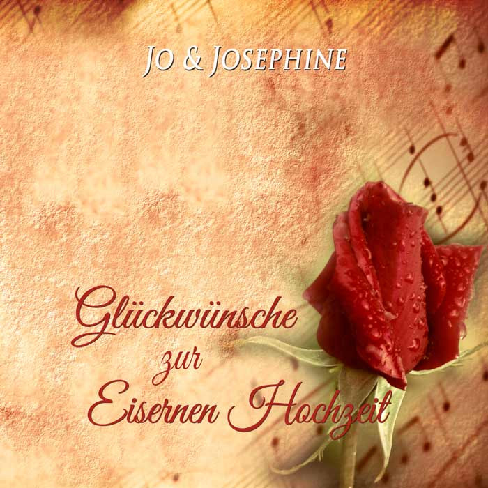 Glückwünsche Eiserne Hochzeit
 Glückwünsche zur Eisernen Hochzeit Lied als MP3 oder CD