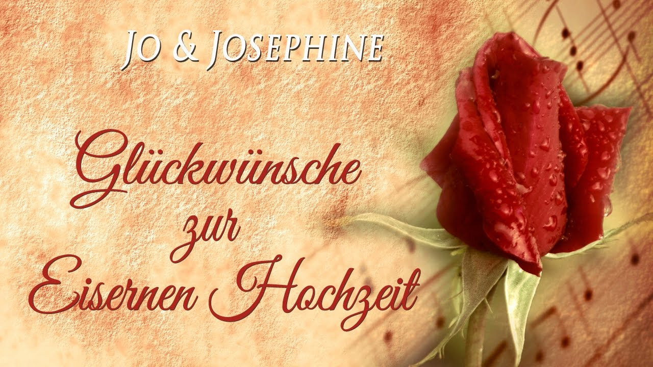 Glückwünsche Zur Eisernen Hochzeit
 Glückwünsche zur Eisernen Hochzeit