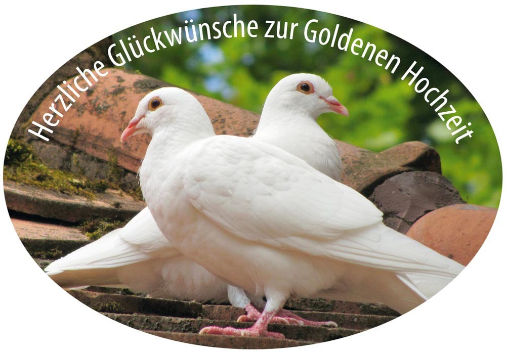 Glückwünsche Zur Goldenen Hochzeit
 Grußaufkleber Herzliche Glückwünsche zur Goldenen Hochzeit 8